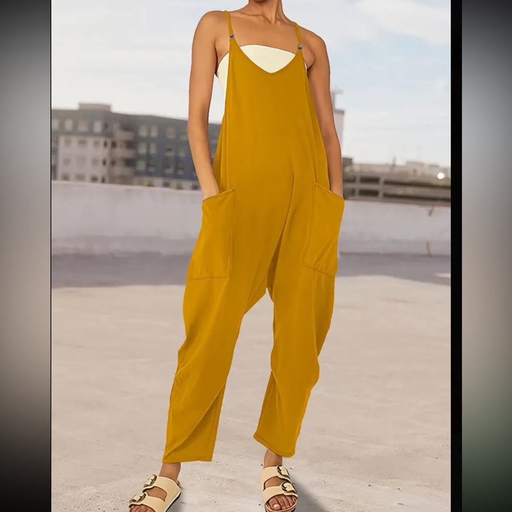 Mustard Yellow Jumpsuit